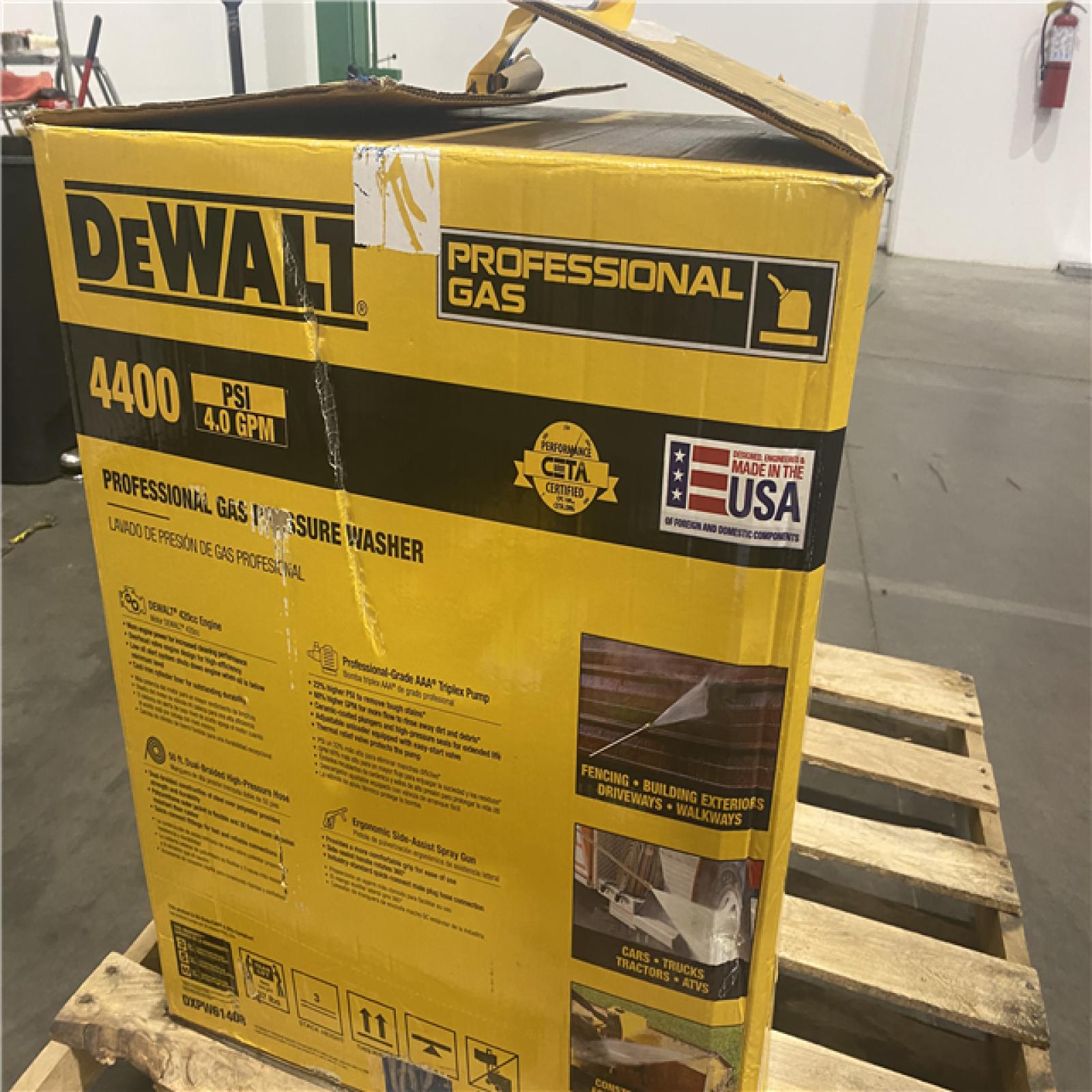 Dallas Location - As-Is DEWALT 4400 PSI 4.0 GPM Gas Pressure Washer