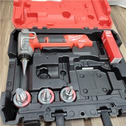 AS-IS MILWAUKEE M12 FUEL ProPEX Expander Tool with 1/2 in. - 1 in. RAPID SEAL ProPEX Expander Heads
