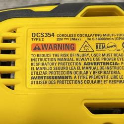 AS-IS DEWALT ATOMIC 20V MAX Cordless Brushless Oscillating Multi Tool Kit