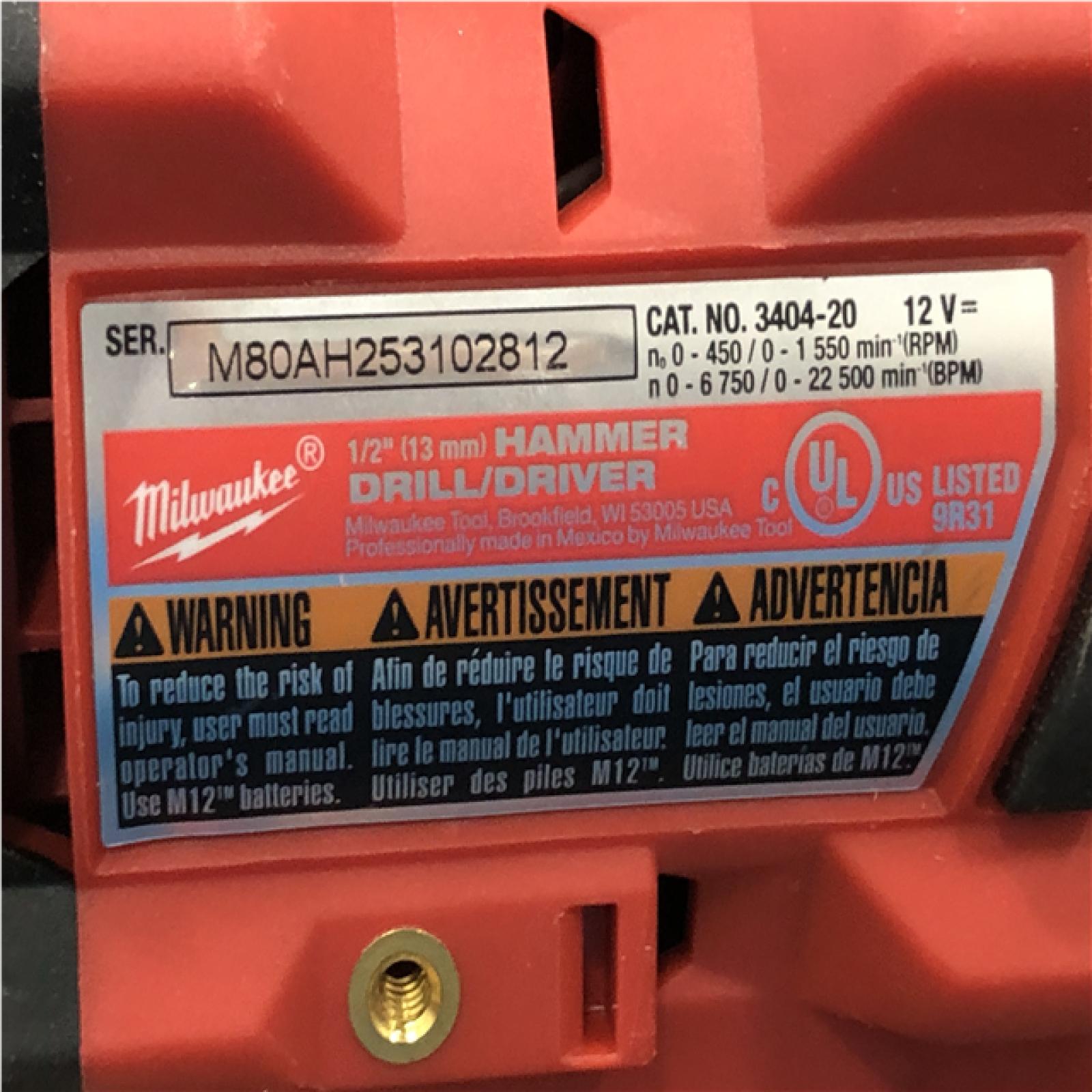 AS-IS - Milwaukee FUEL 12-Volt Lithium-Ion Brushless Cordless Hammer Drill and Impact Driver Combo Kit