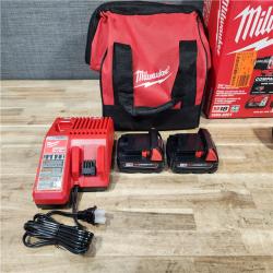 HOUSTON LOCATION - AS-IS Milwaukee  18V Lithium-Ion Brushless Cordless Compact Drill/Impact Combo Kit