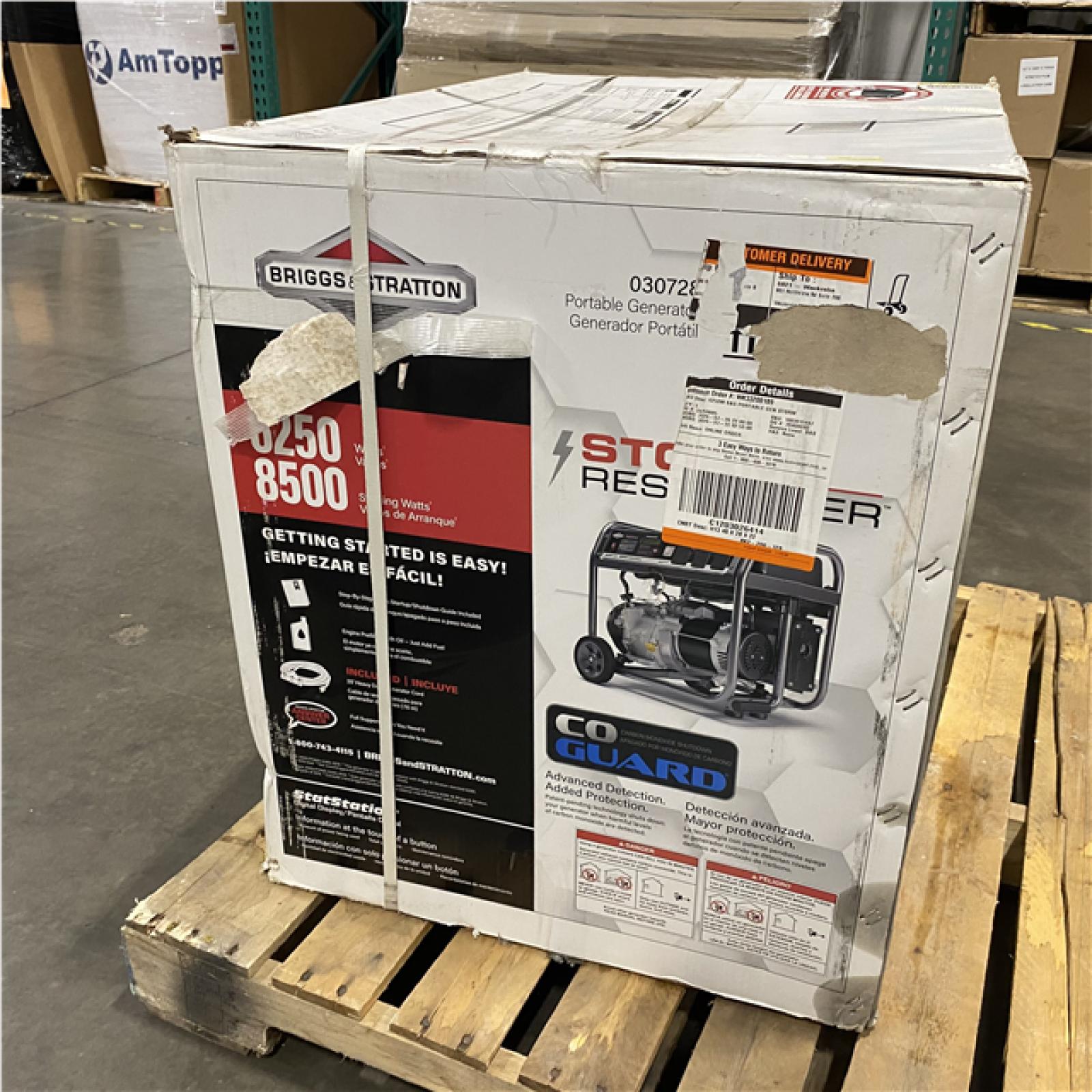 Dallas Location -NEW- Briggs & Stratton Storm 6250 Watt Portable Generator