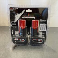 New! - Milwaukee M12 12-Volt Lithium-Ion XC Extended Capacity 3.0Ah Battery Pack 3.0Ah (2-Pack)