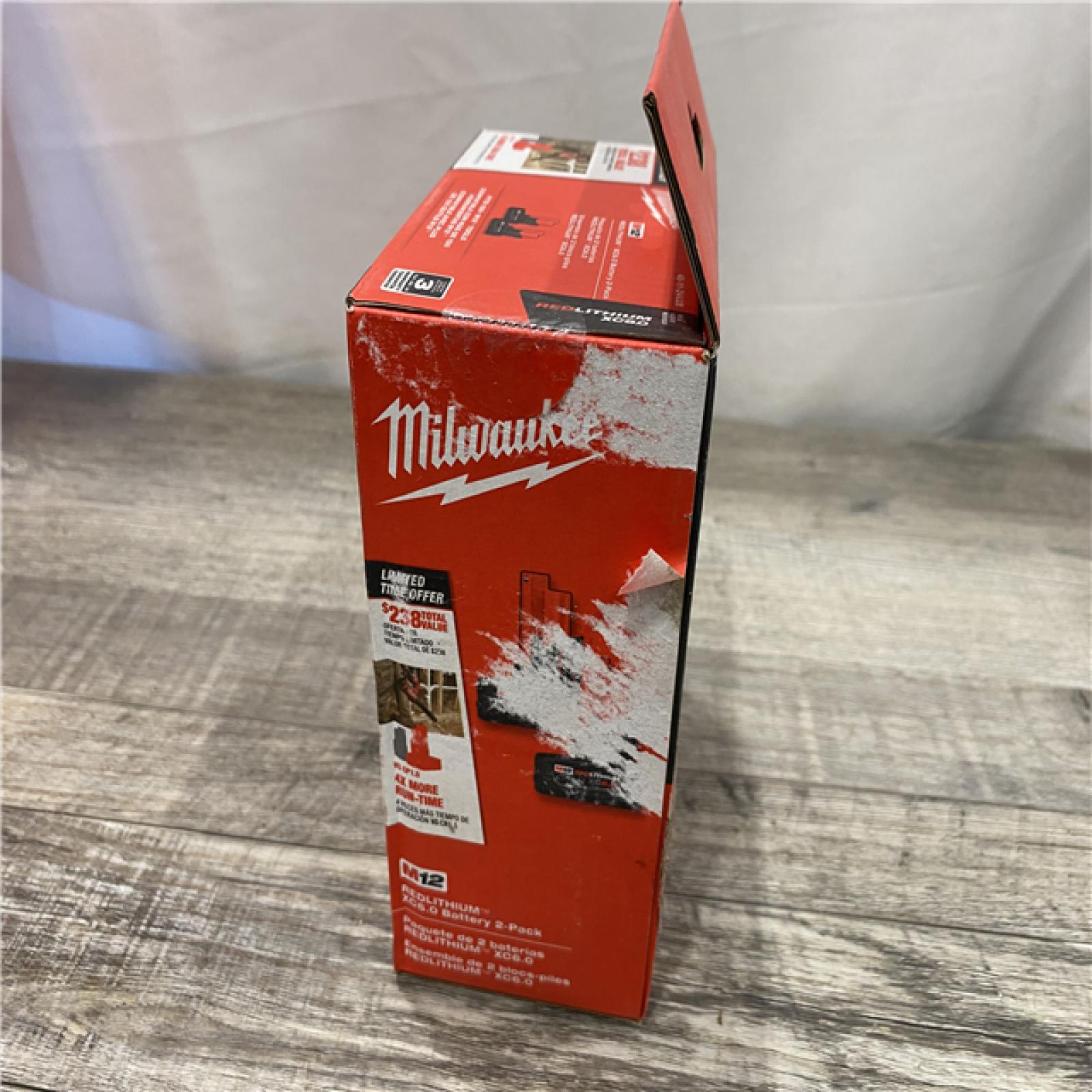 NEW - Milwaukee 12V Lithium-Ion XC Extended Capacity Battery Pack 6. 0Ah (2-Pack)