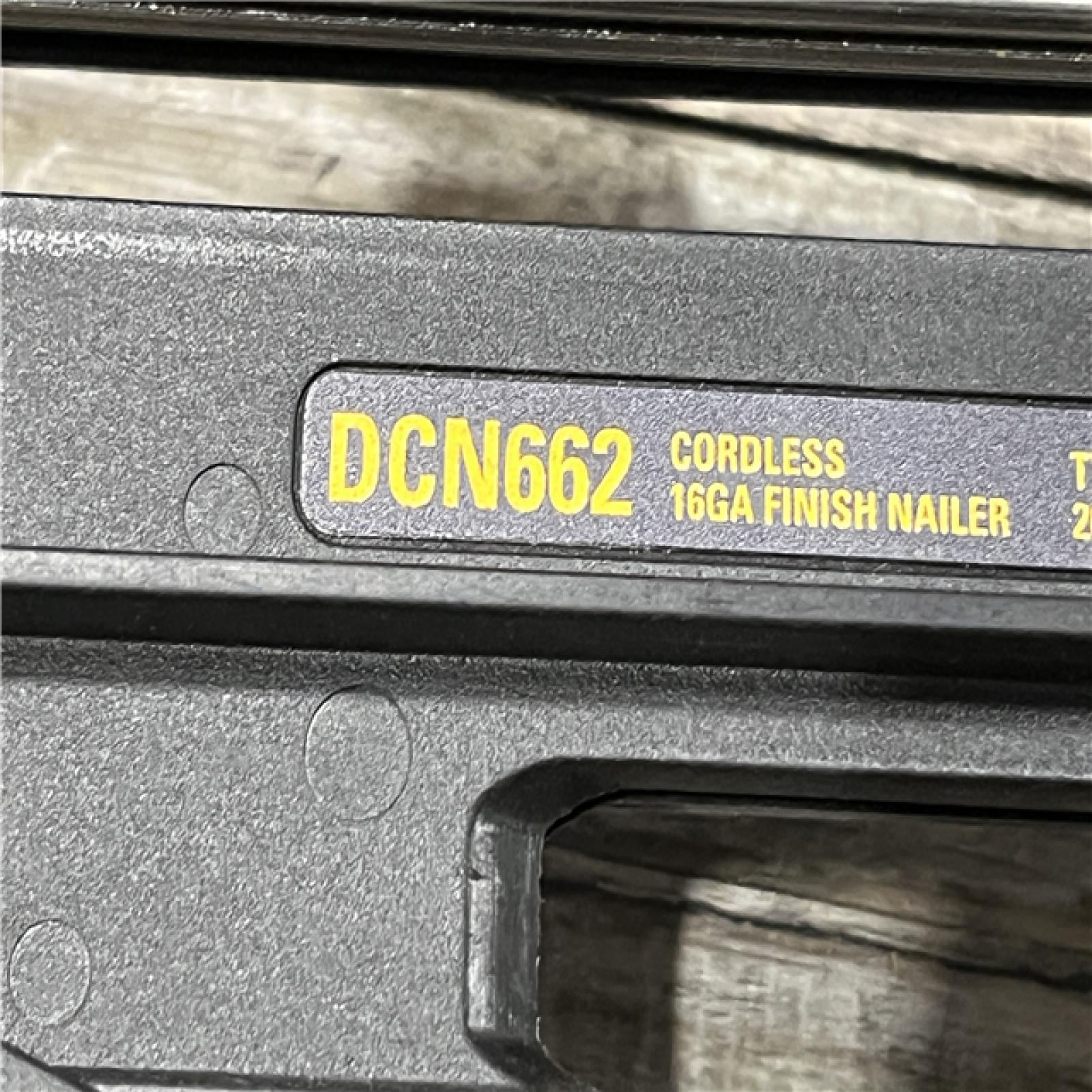 AS-IS DEWALT 20V MAX XR 16-Gauge Lithium-Ion Cordless Finish Nailer (Tool Only)
