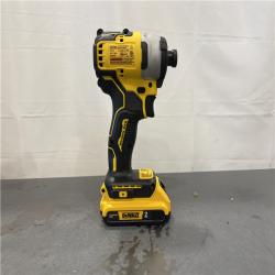 AS-IS - DeWALT ATOMIC 20V Max Lithium-Ion Brushless Cordless Compact 1/4 in. Impact Driver Kit