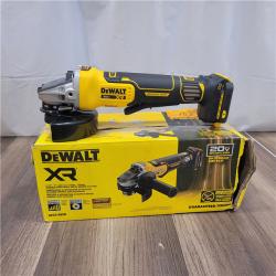 AS-IS DEWALT 20V XR Cordless 4-1/2. in. to 5 in. Variable Speed Angle Grinder (Tool Only)
