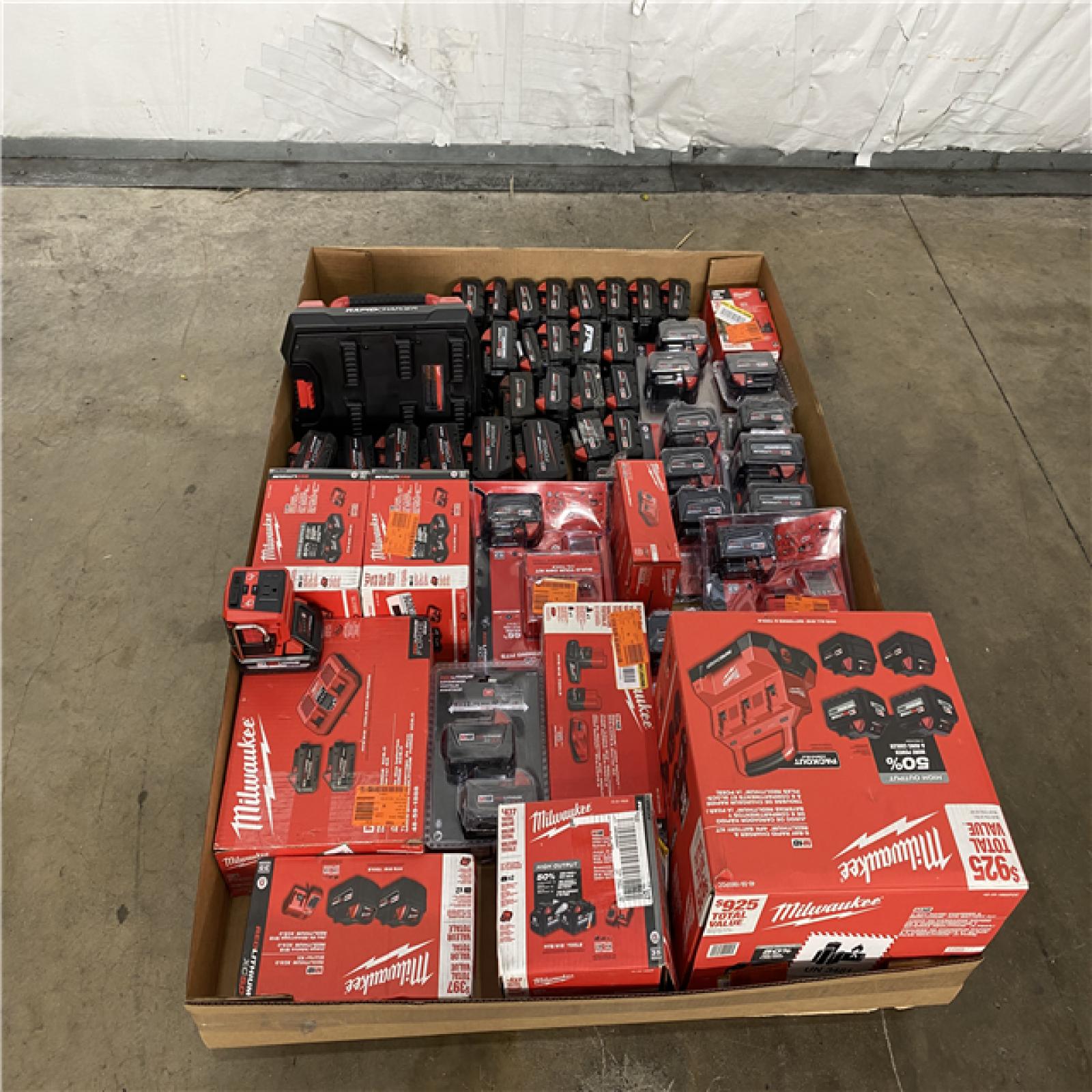 Houston Location AS IS - Milwaukee Battery Pallet