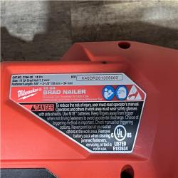 Houston Location AS-IS Milwaukee FUEL 18-Volt Lithium-Ion Brushless Cordless Gen II 18-Gauge Brad Nailer (Tool-Only)