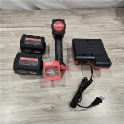 AS-IS Milwaukee 2904-22 Hammer Drill Driver Kit with Batteries  Charger & Tool Case  Red