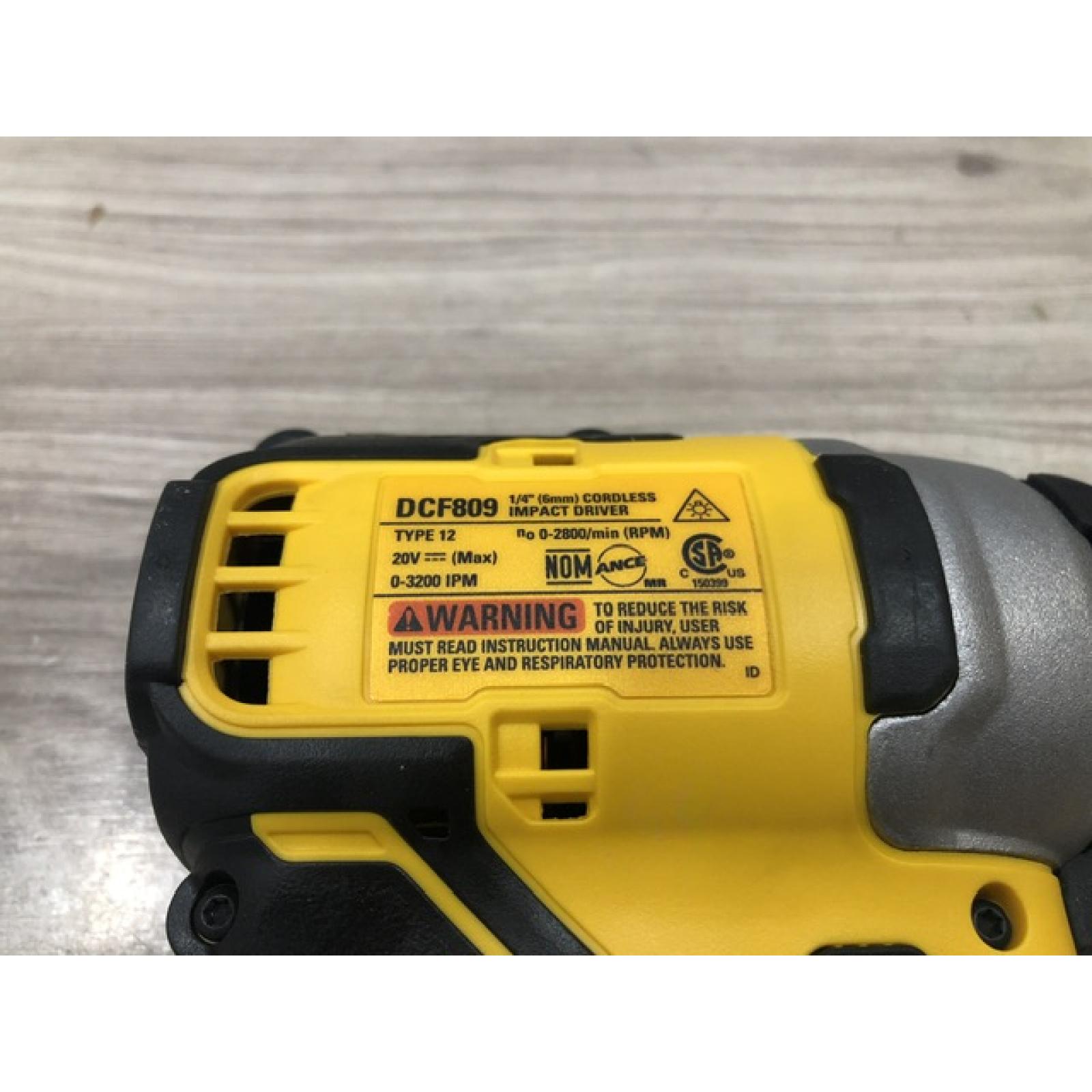 AS-IS DeWALT ATOMIC 20V MAX Cordless Compact Impact Driver Kit