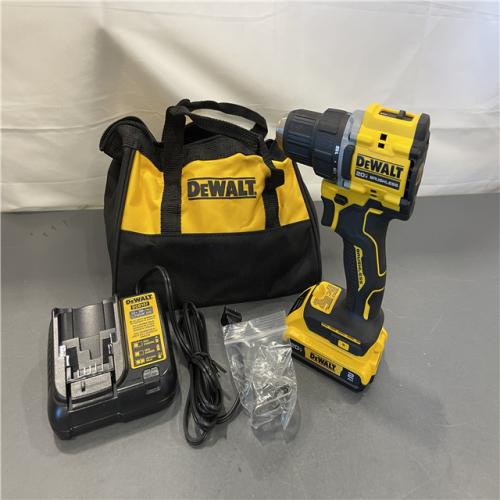 AS-IS -DEWALT ATOMIC COMPACT SERIES 20V MAX* Brushless Cordless 1/2 Drill/Driver Kit