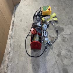 Houston location AS-IS VEVOR Electric Hoist Lift 1980LBS 900KG Overhead Electric Hoist 110V Electric Wire Hoist Remote Control Garage Auto Shop Overhead Lift