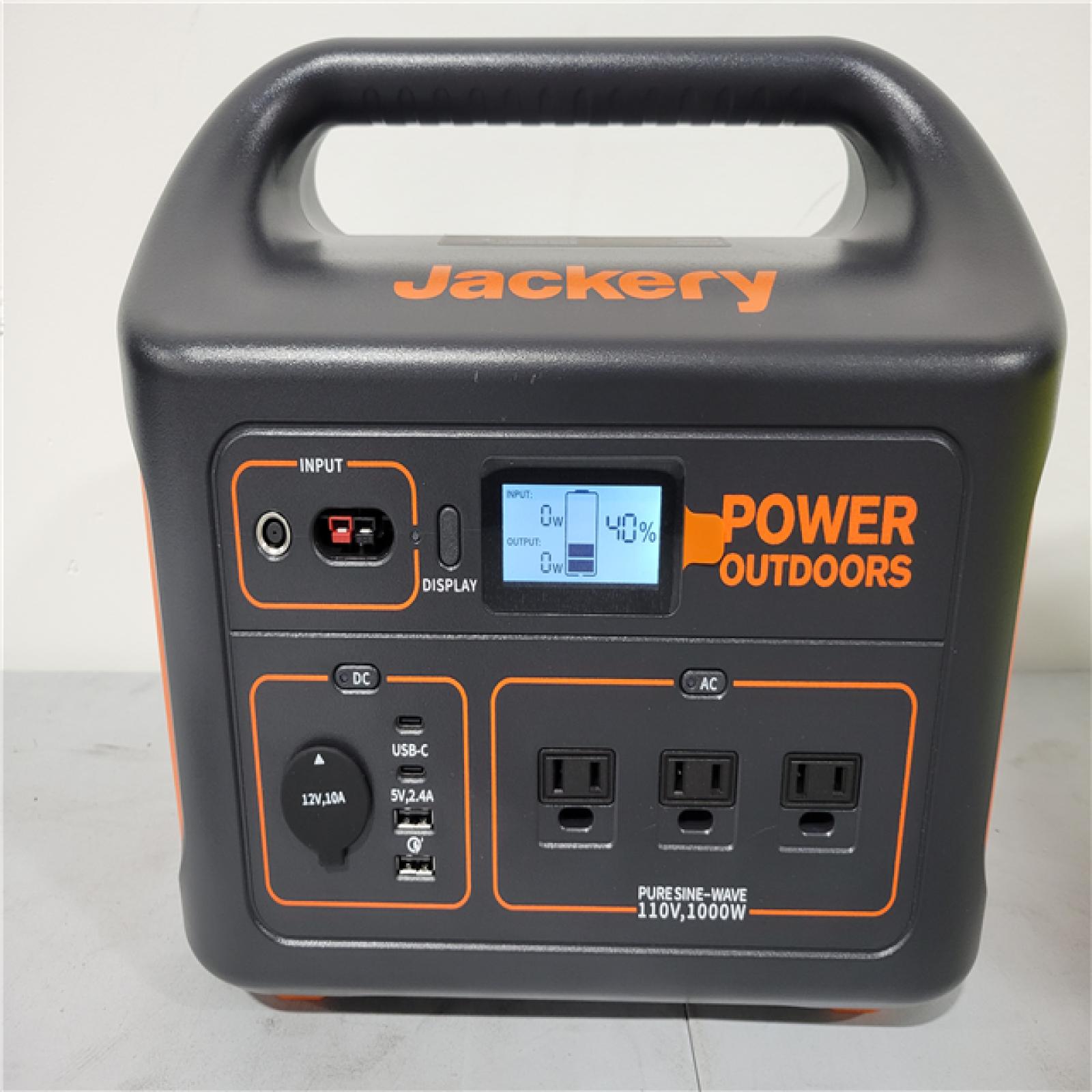 CALIFORNIA NEW JACKERY SOLAR GENERATOR