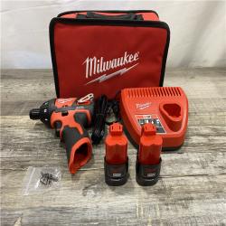 AS-IS Milwaukee 12V Lithium-Ion Cordless 1/4 in. Hex Screwdriver Kit