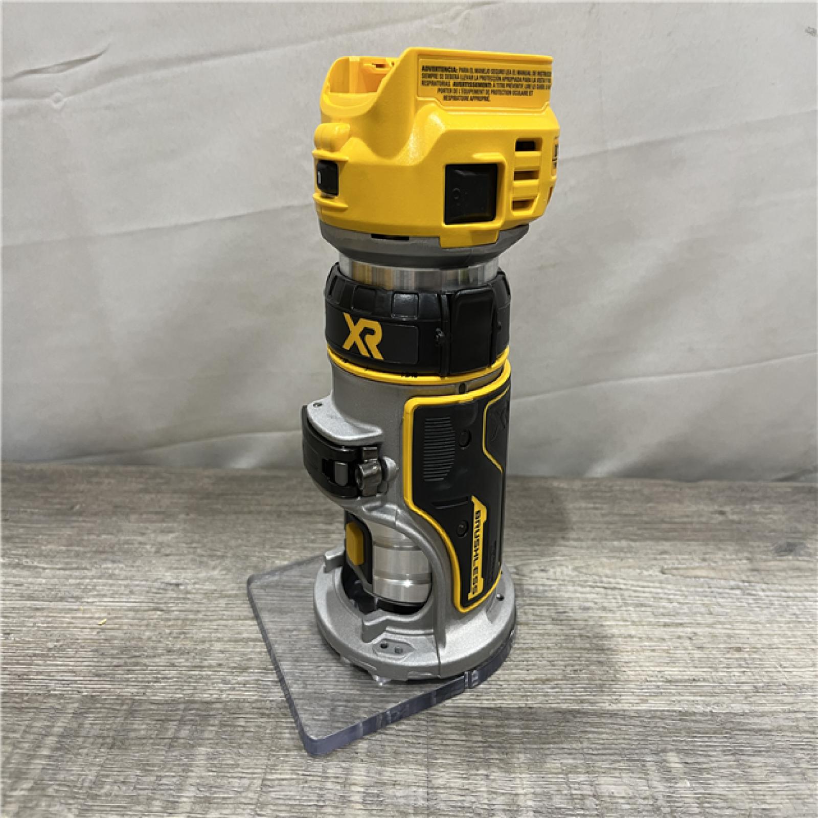 AS-IS DEWALT 20V MAX XR Cordless Brushless Fixed Base Compact Router (Tool Only)