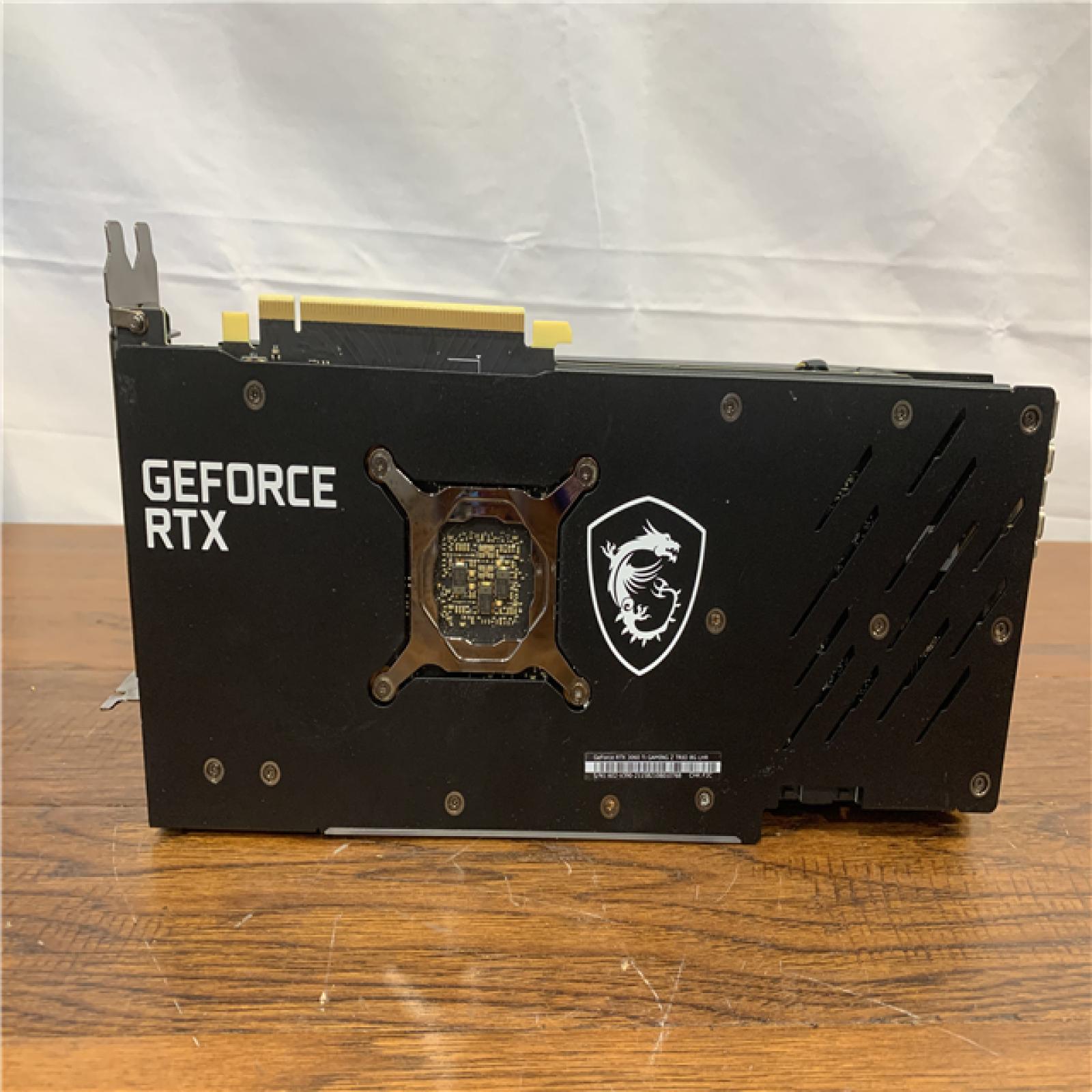 AS-IS MSI GeForce RTX 3060 Ti Gaming Z Trio LHR 8 GB Gddr6 Graphics Card