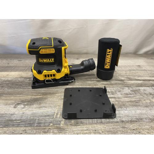 AS-IS DEWALT 20V MAX XR Cordless Brushless 1/4 Sheet Variable Speed Sander (Tool Only)