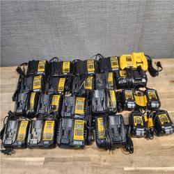 HOUSTON LOCATION - AS-IS DEWALT BATTERY CHARGER PACK QTY - 22