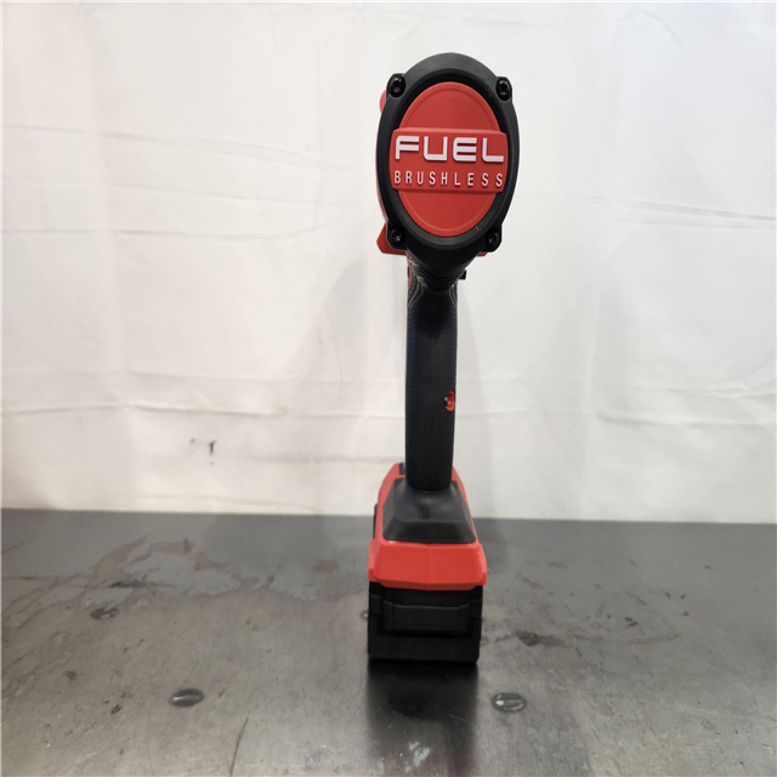 AS-IS- Milwaukee FUEL 18V Lithium-Ion Brushless Cordless 1/2 in. Impact Wrench w/Friction Ring Kit