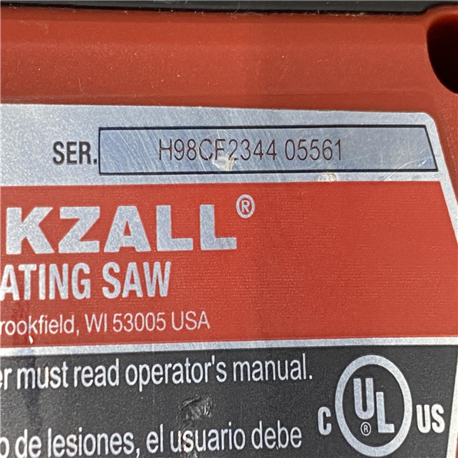 AS-IS Milwaukee  FUEL 18V Lithium-Ion Brushless Cordless HACKZALL Reciprocating Saw (Tool-Only)