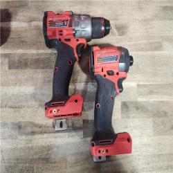 HOUSTON LOCATION - AS-IS MILWAUKEE FUEL 18V Lithium-Ion Brushless Cordless Hammer Drill and Impact Driver Combo Kit (2-Tool) with 2 Batteries