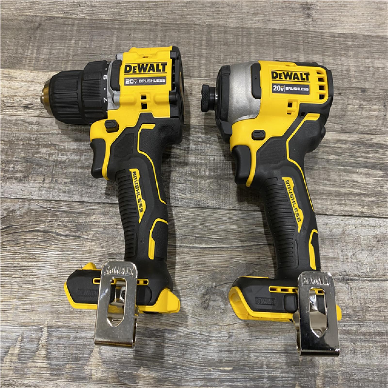 AS-IS DEWALT ATOMIC 20-Volt MAX Lithium-Ion Cordless (2-Tool) Combo Kit