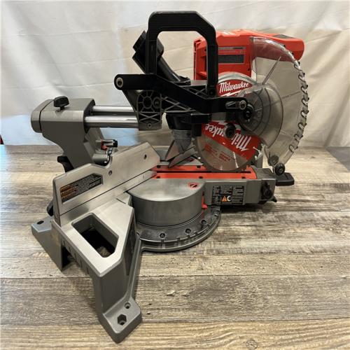 AS-IS Milwaukee 2733-20 M18 Fuel 7-1/4 Dual Bevel Sliding Compound Miter Saw  Tool Only
