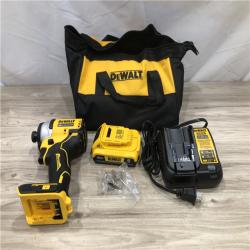 AS-IS DEWALT Atomic 20V Max Lithium-Ion Cordless Compact 1/4 in. Impact Driver Kit