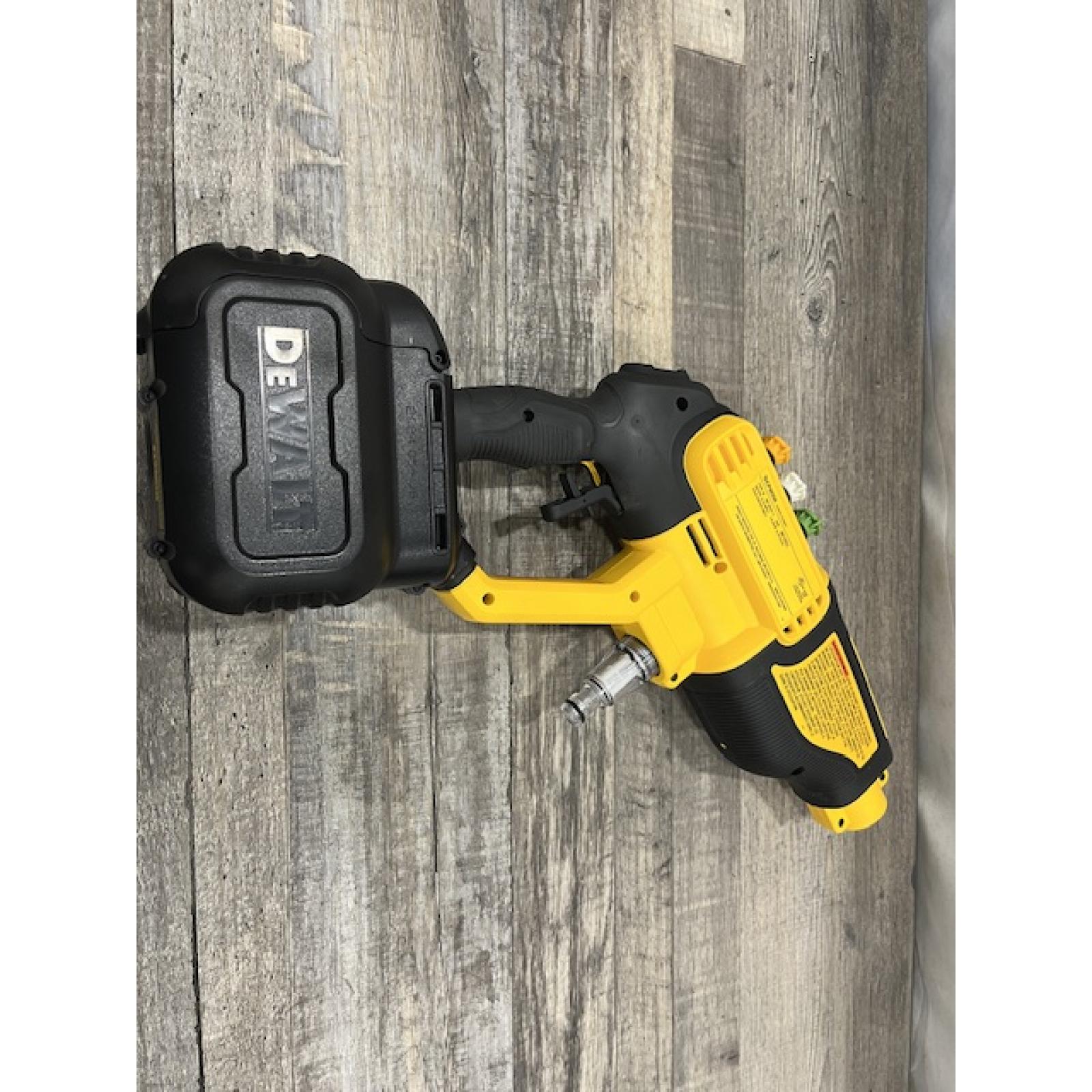 AS-IS DEWALT 20V MAX 550 PSI 1.0 GPM Cold Water Cordless Power Cleaner with 4-Nozzles (Tool Only)