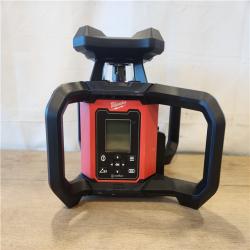 LIKE-NEW- M18 4000 Ft. Red Exterior Dual Slope Rotary Laser Level Kit with Receiver  Remote  Grade Rod and Tripod