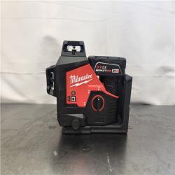 AS-IS- Milwaukee- M12 Green Beam Laser 360° 3-Plane Kit