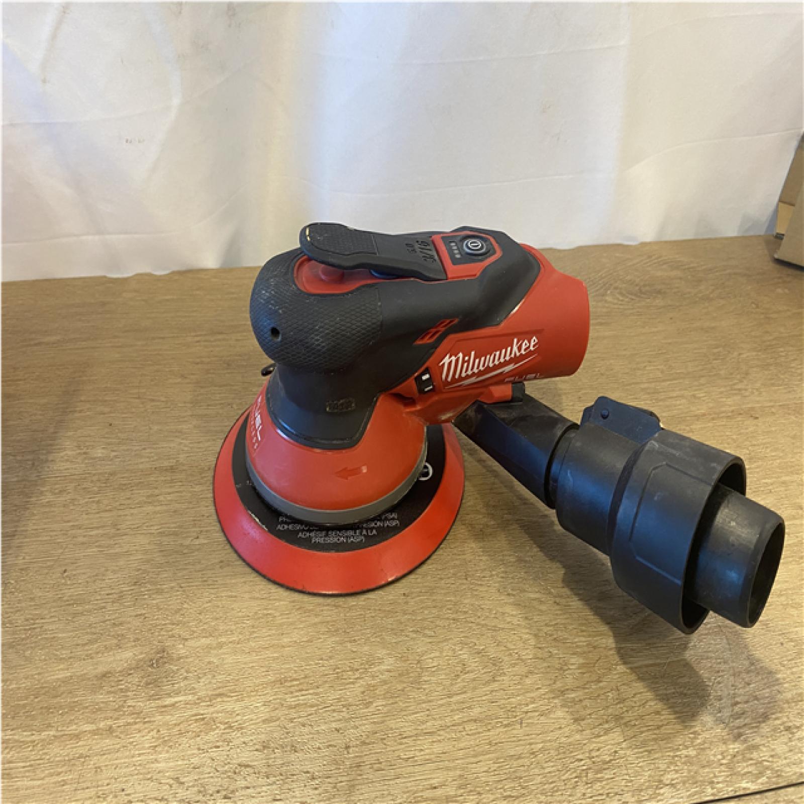 AS-IS Milwaukee FUEL 12V Lithium-Ion Brushless Cordless 6 in. Random Orbital Sander (3/16 in. Orbit) Tool-Only