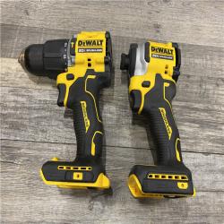 AS-IS DEWALT ATOMIC 20V MAX Lithium-Ion Cordless 2-Tool Combo Kit