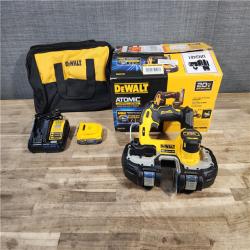 HOUSTON LOCATION - AS-IS DeWalt 20V MAX ATOMIC Cordless Brushless Compact Band Saw Kit (Battery & Charger)