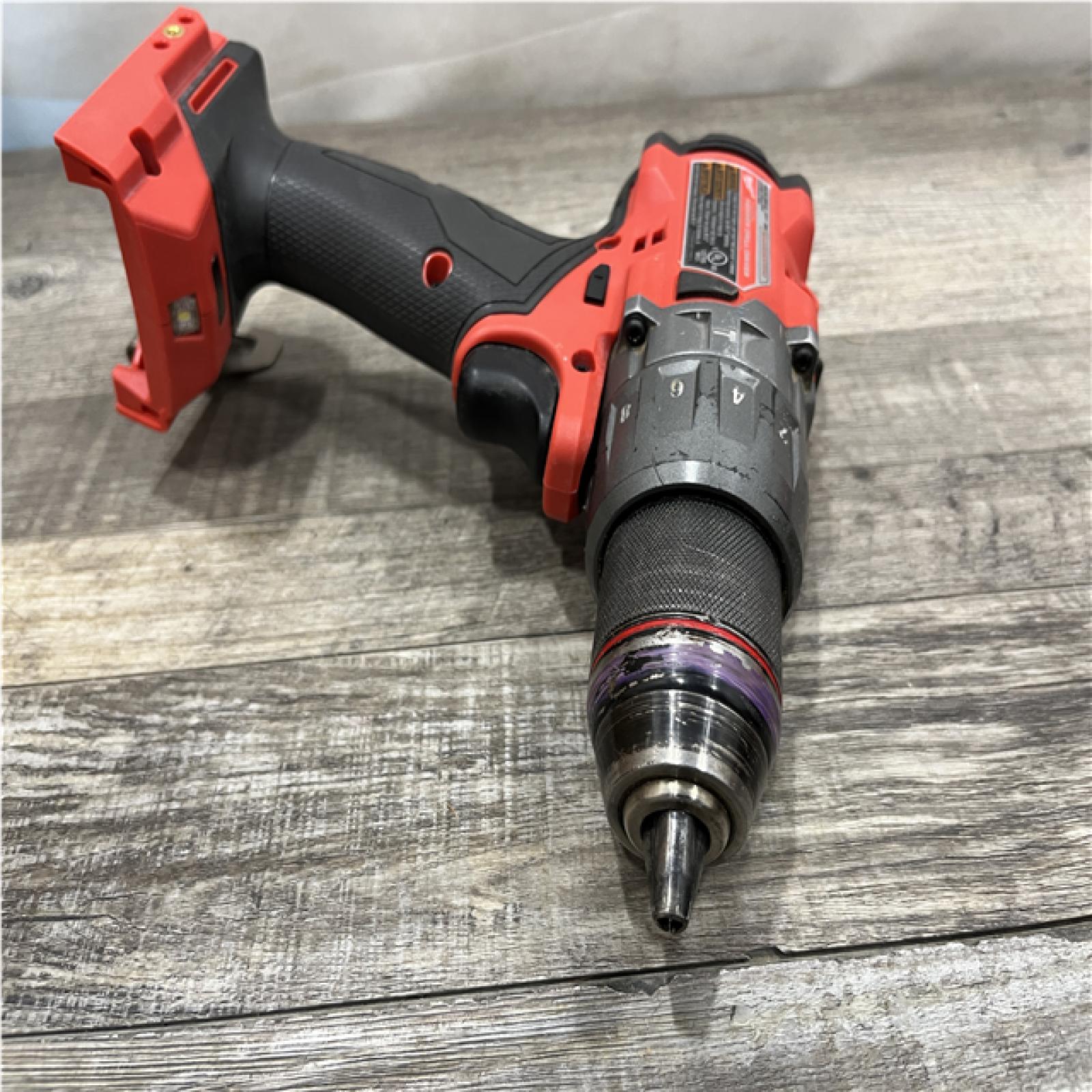 AS-IS Milwaukee FUEL 18V Lithium-Ion Brushless Cordless 1/2 in. Hammer Drill Driver Kit