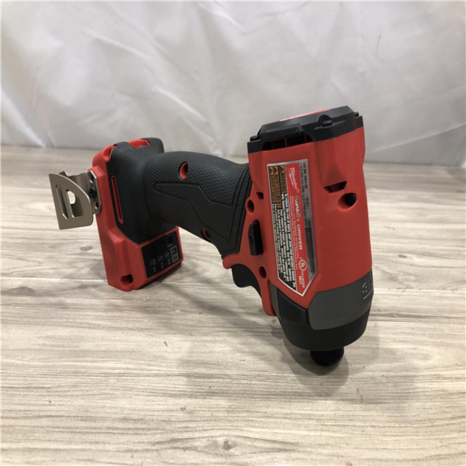 AS-IS Milwaukee FUEL 18V Lithium-Ion Cordless Hammer Drill and Impact Driver Combo Kit