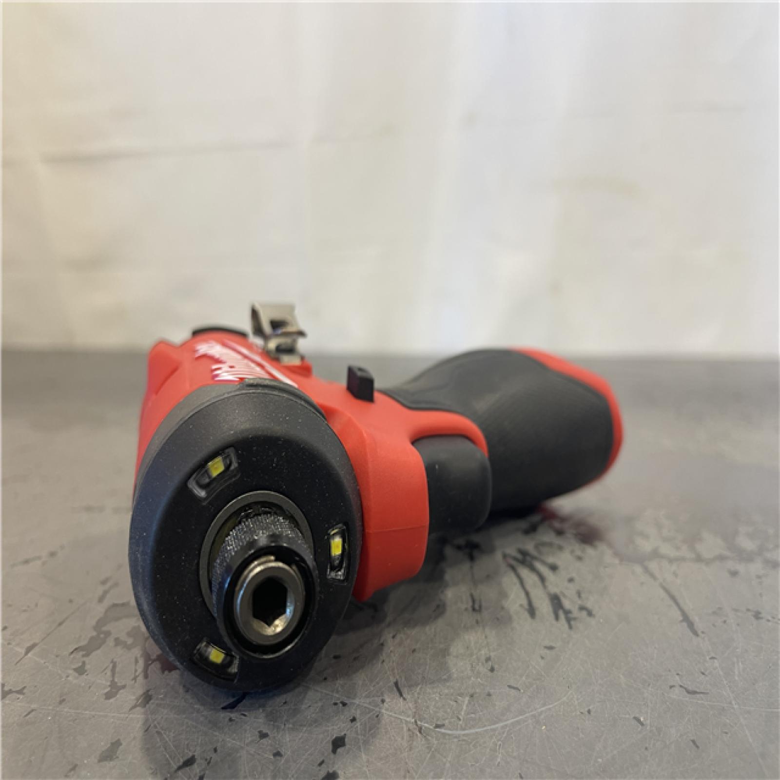 AS-IS- Milwaukee M12 FUEL 12V Lithium-Ion Brushless Cordless 1/4 in. Hex Impact Driver (Tool-Only)