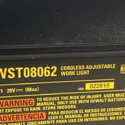 AS-IS DEWALT Tough System 2.0 Flex Volt 20V/60V Cordless LED Adjustable Work Light