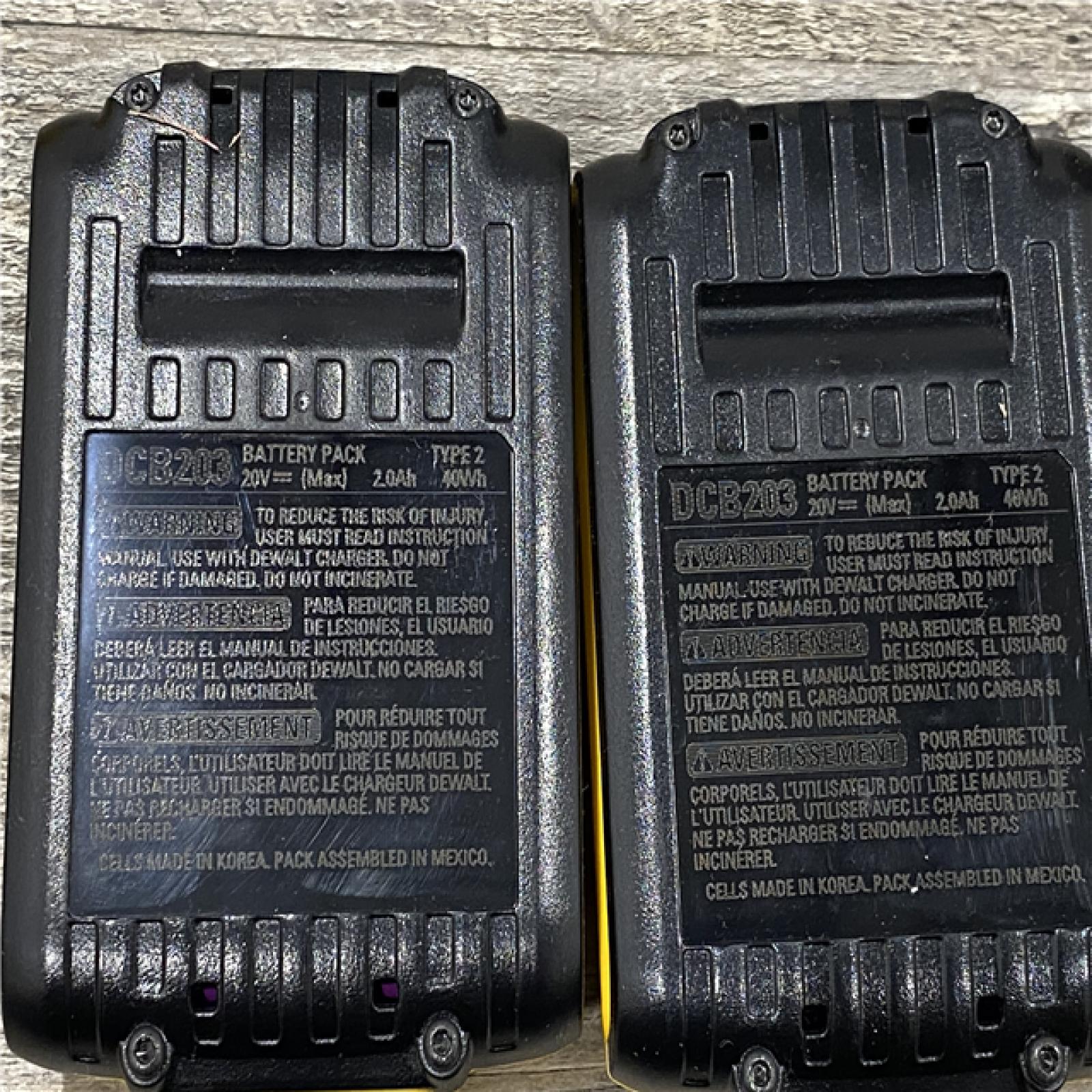 AS-IS DEWALT ATOMIC 20-Volt MAX Lithium-Ion Cordless Combo Kit