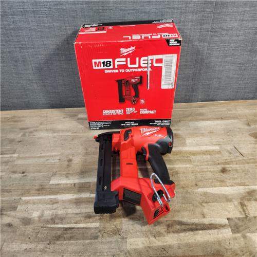 HOUSTON LOCATION - AS-IS (APPEARS LIKE NEW) MILWAUKEE FUEL 18-Volt Lithium-Ion Brushless Cordless 18-Gauge 1/4 in. Narrow Crown Stapler (Tool-Only)