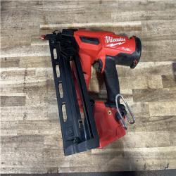 Houston Location AS-IS Milwaukee FUEL 18-Volt Lithium-Ion Brushless Cordless Gen II 16-Gauge Angled Finish Nailer (Tool-Only)