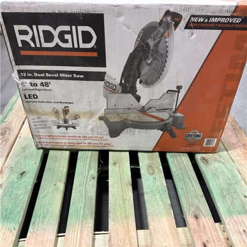 California NEW Ridgid 12 in. Dual Bevel Miter Saw