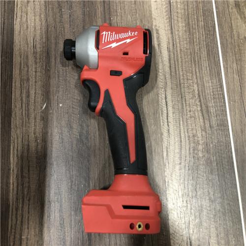 AS-IS Milwaukee 18V Lithium-Ion Brushless Cordless 1/4 in. Compact Impact Driver (Tool Only)