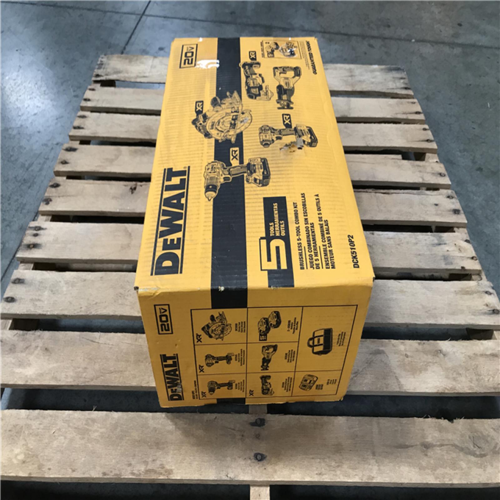 CALIFORNIA AS-IS DeWALT Brushless 5-Tool Combo Kit