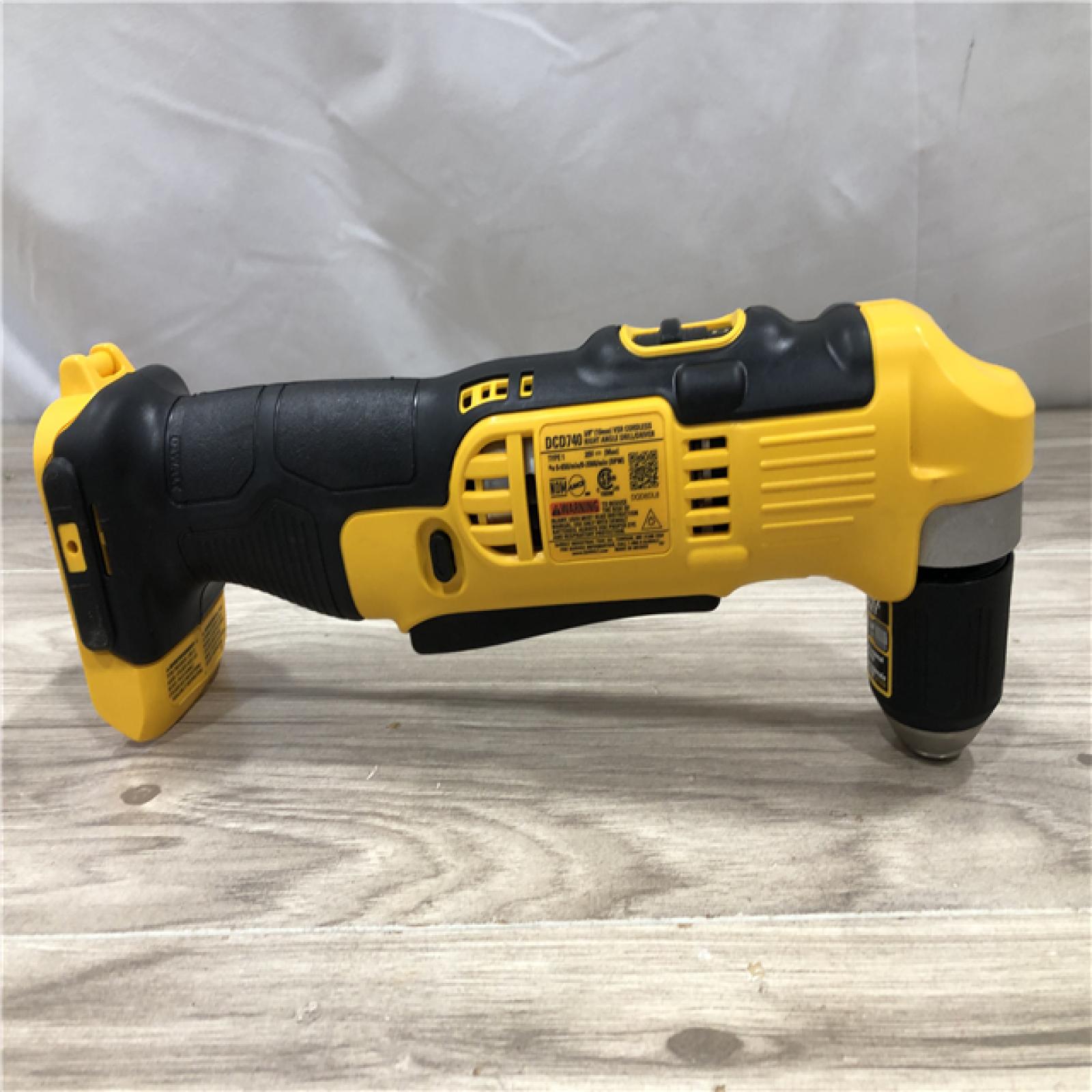 AS-IS Dewalt 20V MAX Lithium Ion Cordless Right Angle Drill (3/8-Inch)