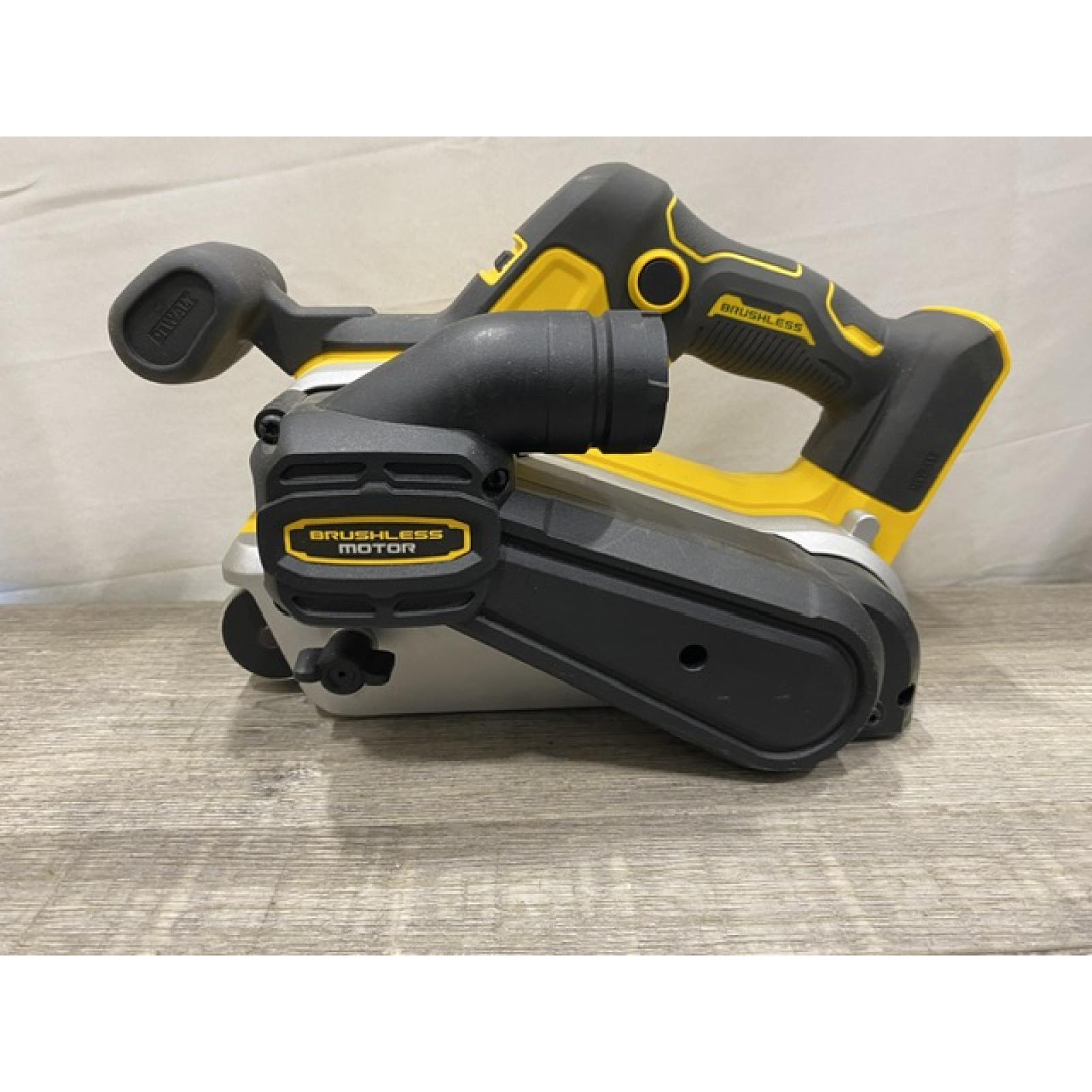 AS-IS DEWALT 20V MAX* XR Brushless Cordless Belt Sander (Tool-Only)