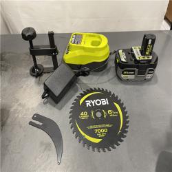 AS-IS - Ryobi ONE+ HP 18V Brushless Cordless 6-1/2 in. Track Saw Kit