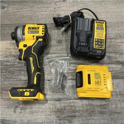 AS-IS DEWALT Atomic 20V Max Lithium-Ion Brushless Cordless Compact 1/4 in. Impact Driver Kit