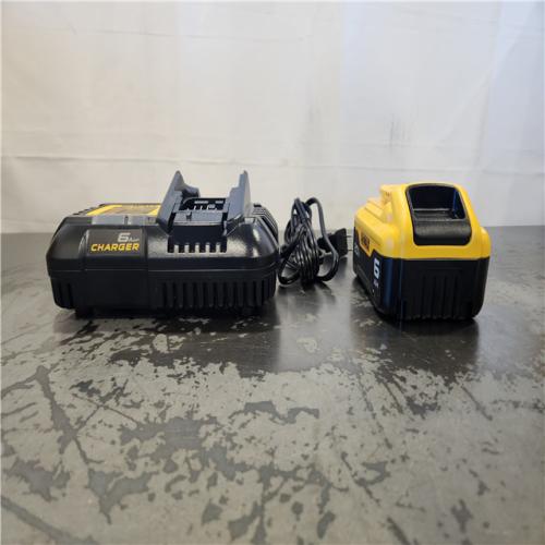 AS-IS- DEWALT 20V MAX Lithium-Ion 6.0 Ah Battery and Charger